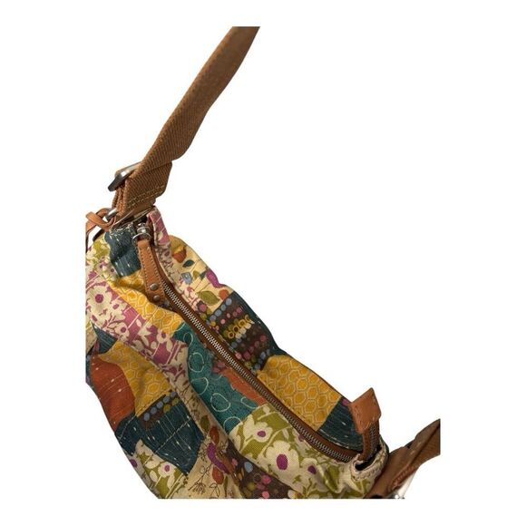 Fossil 2000's Y2K Slouchy Crossbody Bag
11.5" W, 11" H, 4.5" D patchwork - Picture 3 of 12